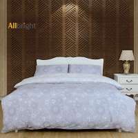 ALALLBRIGHT 100% cotton bed sheets fabric made wholesale bedding set