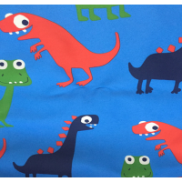 100% Polyester Dinosaur Print Pongee fabric Down jacket Lining Fabric Beach Shorts fabric 190T 210T 220T