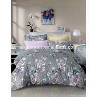 polyester printed bedsheet fabric mattress/quilt/bedding set fabric